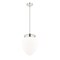 Z-Lite Gideon Pendant, 1-Light, 12.5 In.W x 16 In.H, Polished Nickel/Etched Opal 1945P12-PN - alternate 8